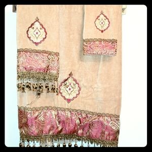 3-pc Embroidered Towel Set